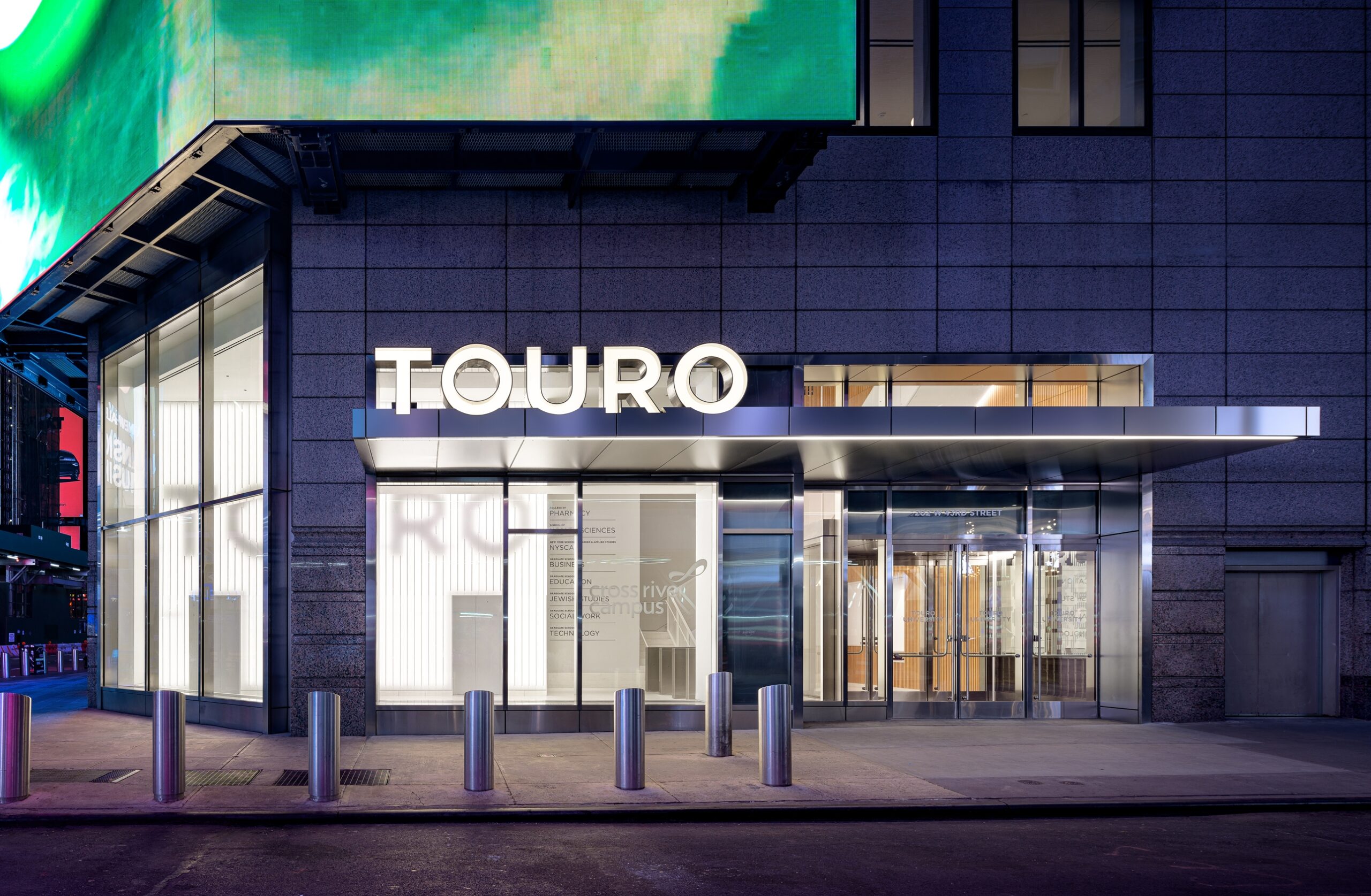 Touro University Flagship University Lobby at 3 Times Square