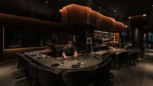 IronPlate Restaurant Brand: ERRELUCE Lead Designers: Ryan Salim, Mitha Audina Other Designer's: DSN Intervention (Ivan Ersan, Alexandre Alvin, Chryseis Lee) Photo Credits: FotoPerspektif, Ryan Salim Other Credits: Gita Laras, Chef Andri Project Location: MD Place Building, South Jakarta, Indonesia Designooor - Hamed Mahzoon