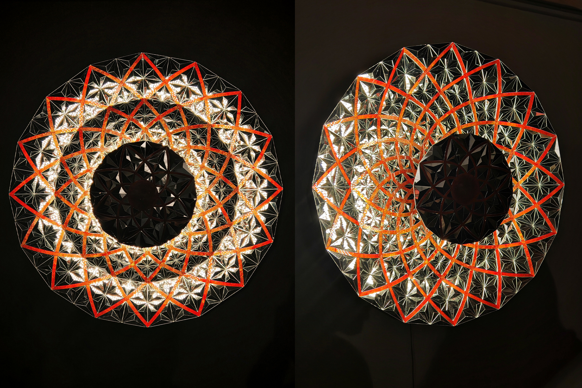 What Happened in Tehran Design Week?Designer: Hesam Keley - luminous mandala | Location: College of Fine Arts at the University of Tehran | Image © Designooor Media tehran deisgn week 2025 Iran Design Designooor Hamed Mahzoon Nima Bavardi