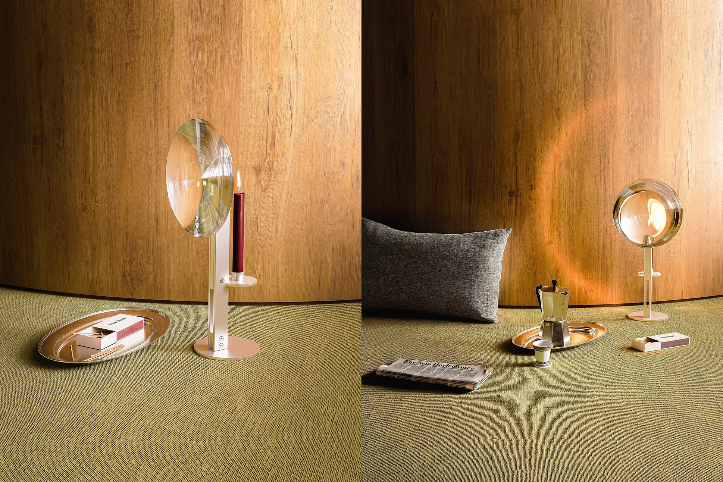 Flare Brand : Studio Douze Degrés Flare, lighting collection hamed mahzoon designooor