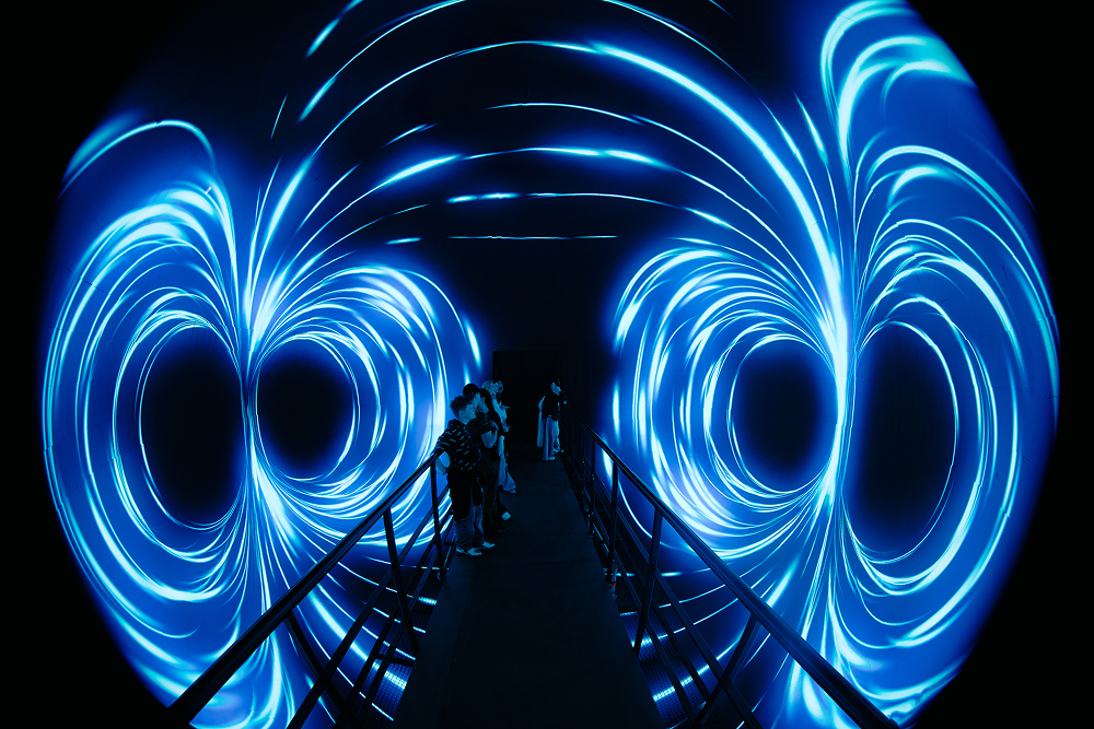 Point of singularity: the first immersive AV installation inside a 360° LED sphere 
Brand : SILA SVETA
Designer: Alexandr Us
Designooor 
Hamed Mahzoon