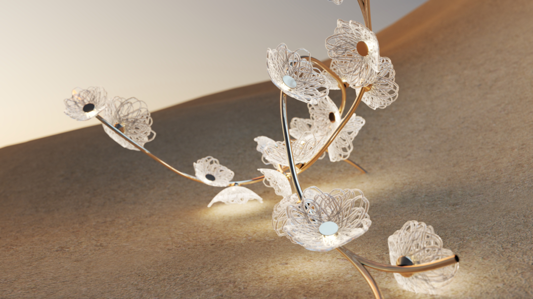 Rosa Lighting Rosa Brand: Lasvit Designer: Martin Gallo Author: Hamed Mahzoon Designooor Lighting Media