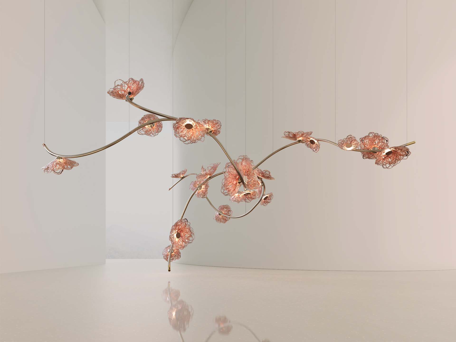 Rosa Lighting Rosa Brand: Lasvit Designer: Martin Gallo Author: Hamed Mahzoon Designooor Lighting Media