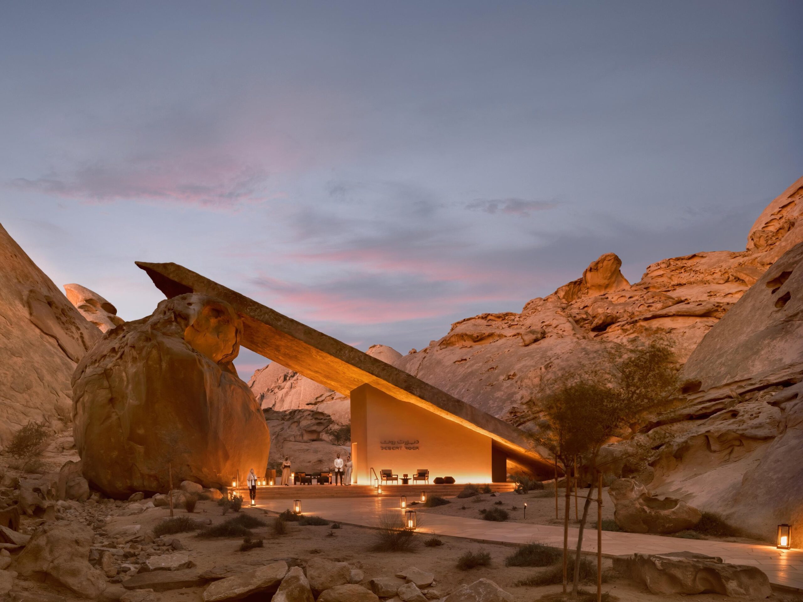 Desert Rock Resort designed by Delta Lighting Design, was recognised as Light Middle East Project of the Year