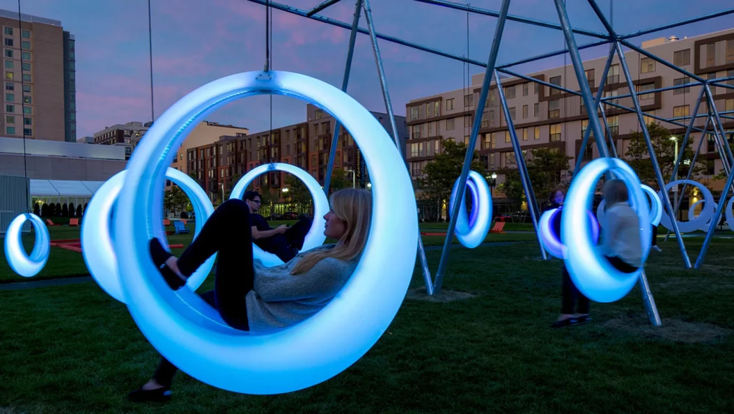 Maral Akbari Anvaryan Maral Akbari Designooor Swing Time Mid-Air Swing Höweler + Yoon Architecture