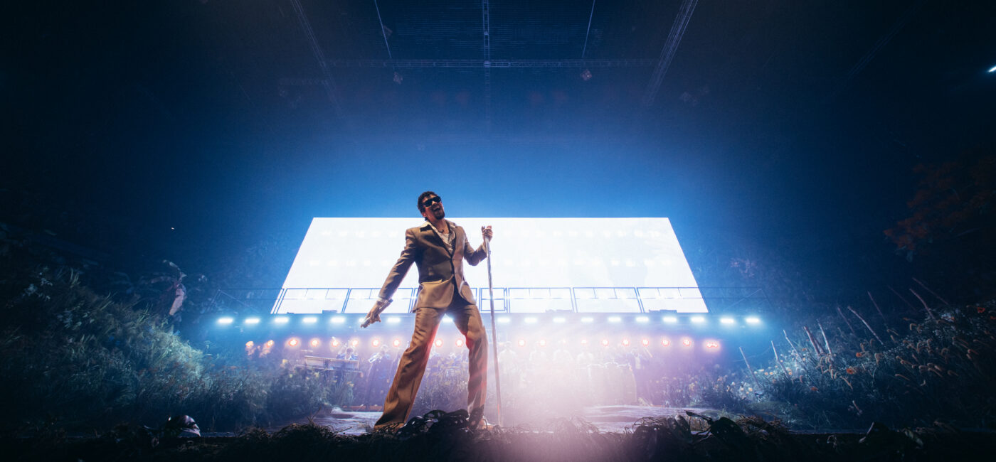 Lighting Design Company: Sturdy. Executive Producer: Kevin Henry Creative Director: Adrian Martinez Stage Render Artist: Ben Caires Junior Creative: Noah Hernandez Project Coordinator: Flo Singer Head of Content: Jasper Heenan Content Directors: Natalie Hall, Justin Sanchez CGI Technical Lead: Jon Denton Screen Producer: Vishal Sharma Technical Drawings: Mathew Geasey, Bryan Seigel Lighting Designer: Marcus Jessup Assistant Lighting Designer: Kevin Rodriguez Lighting Programmer: Eliot Jessep Assistant Lighting Programmers: Louis Choisy, Caleb Coble Previs Artist: Pablo de Larrañaga Aramoni Concept Artist: Caleb Westwood 3D Animators: Aaron, Valdemaras Dzengo, Edwin Fuhrmann, Max Johnson, Charly Chapman 3D Editors: Will Mendez, Kai Shinomura 3D Artist: Adrian Duran, Kai Shinomura Editors: Parker Schmidt, Zach Okami, Bazzbros VJ: Mandy Pagan Lighting Director: Krizia Velez Scenic Art Director: Monica Monserrate Project Management Consultant: Alex Rollier Bad Bunny Puerto Rico Residency 2025 Designooor - Hamed Mahzoon