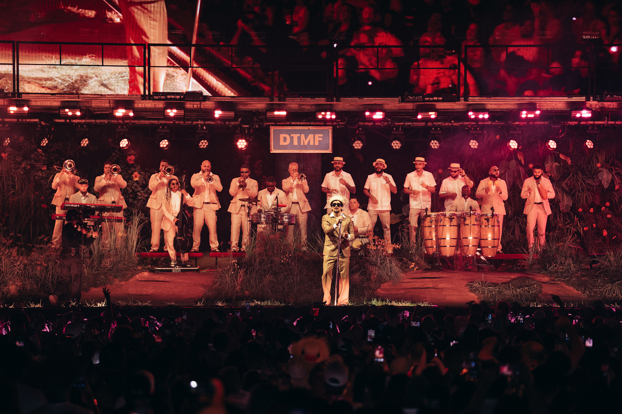 Lighting Design Company: Sturdy. Executive Producer: Kevin Henry Creative Director: Adrian Martinez Stage Render Artist: Ben Caires Junior Creative: Noah Hernandez Project Coordinator: Flo Singer Head of Content: Jasper Heenan Content Directors: Natalie Hall, Justin Sanchez CGI Technical Lead: Jon Denton Screen Producer: Vishal Sharma Technical Drawings: Mathew Geasey, Bryan Seigel Lighting Designer: Marcus Jessup Assistant Lighting Designer: Kevin Rodriguez Lighting Programmer: Eliot Jessep Assistant Lighting Programmers: Louis Choisy, Caleb Coble Previs Artist: Pablo de Larrañaga Aramoni Concept Artist: Caleb Westwood 3D Animators: Aaron, Valdemaras Dzengo, Edwin Fuhrmann, Max Johnson, Charly Chapman 3D Editors: Will Mendez, Kai Shinomura 3D Artist: Adrian Duran, Kai Shinomura Editors: Parker Schmidt, Zach Okami, Bazzbros VJ: Mandy Pagan Lighting Director: Krizia Velez Scenic Art Director: Monica Monserrate Project Management Consultant: Alex Rollier Bad Bunny Puerto Rico Residency 2025 Designooor - Hamed Mahzoon