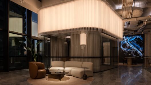 Lighting Design Company: Electrolight Lead Designers: Donn Salisbury, Ryan Valentino, Nick Lee Architecture Company: Bates Smart Architects Interior Design Company: Bates Smart Architect Project Location: Level 12, 210 George Street, Sydney NSW, Australia Electrical Contractor: R.W.Palmer Project Manager: LCS Consult Prize: LIT Lighting Design Award Designooor Lighting Media and Academy - Author: Hamed Mahzoon