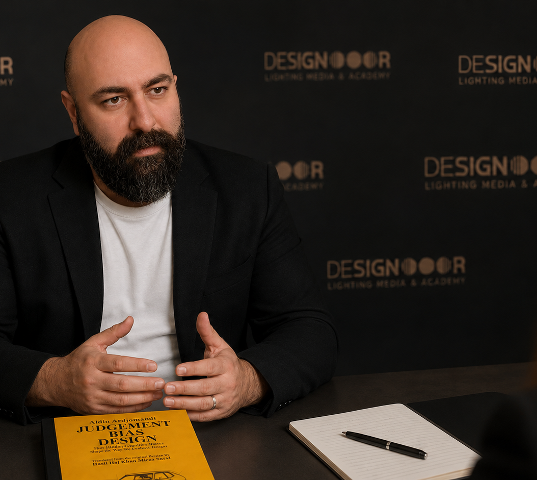 Aidin Ardjomandi / Judgement, Bias, Design Book / Designooor Lighting Media and Academy