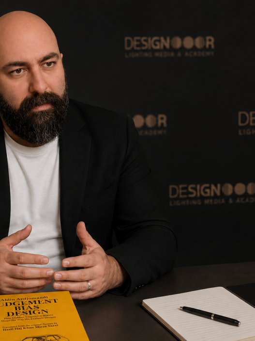 Aidin Ardjomandi / Judgement, Bias, Design Book / Designooor Lighting Media and Academy